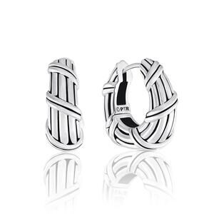 Peter Thomas Roth Huggie Hoop Earrings in Sterling Silver